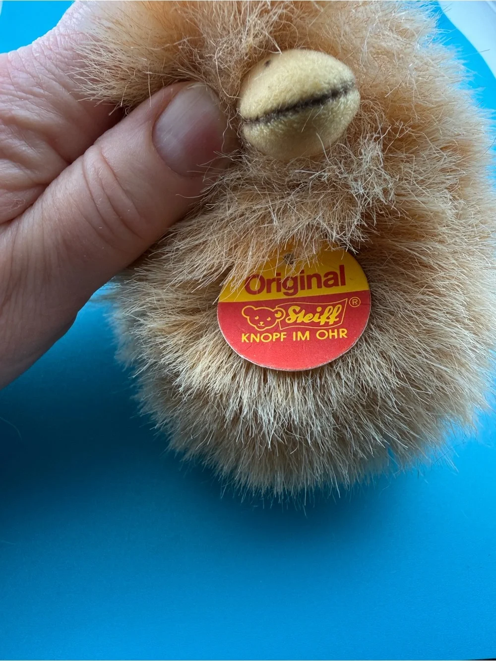 Steiff Duck 073711 Germany Plush 5” Button in Ear Original Chest Tag